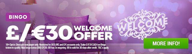 £/€30 Welcome Offer